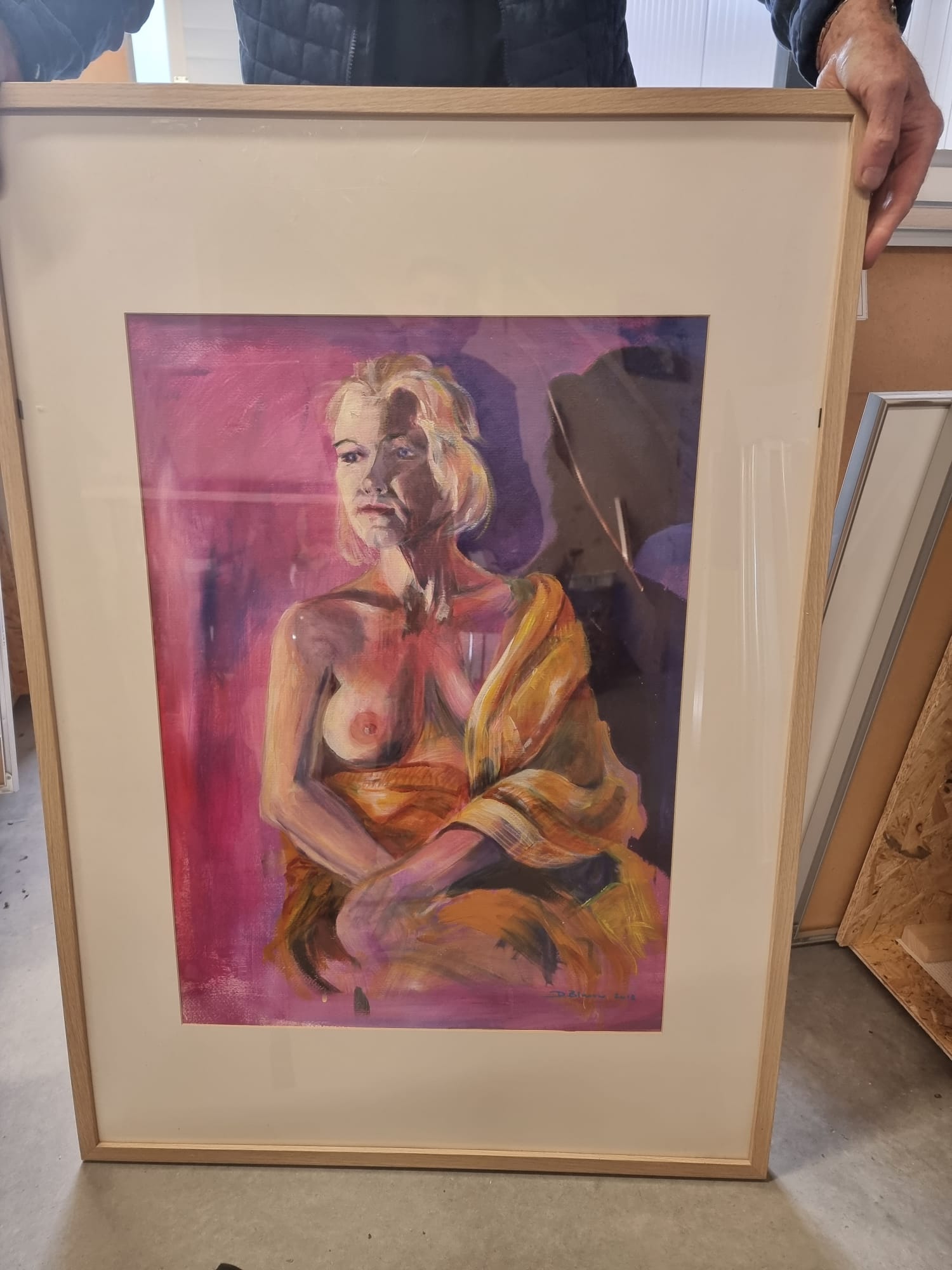vrouw met sjaal